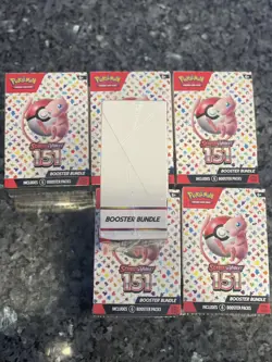 Lot Of 6 - Pokemon 151 Scarlet and Violet Booster Bundle New/Factory Sealed - Image 2