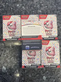 Lot Of 6 - Pokemon 151 Scarlet and Violet Booster Bundle New/Factory Sealed - Image 3