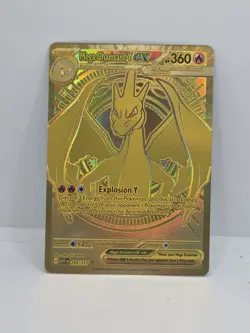 Pokemon TCG Mega Charizard Y Ex 294/217 Gold Ultra Rare Ascended Heroes NM/M Eng - Image 1