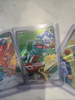 Pokemon First Partner Illustration Collection Series 1 : 1st Gen Gen 1 Set Of 3 - Image 3