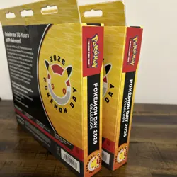 NEW SEALED POKEMON TCG 30TH ANNIVERSARY POKEMON DAY 2026 COLLECTION BOX LOT OF 2 - Image 3