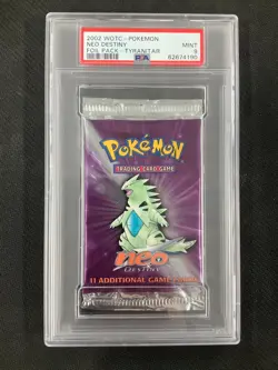 PSA 9 Pokemon TCG WOTC 2002 Neo Destiny Booster Pack SEALED!! WOW - Image 1