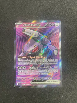 Carte Pokemon GENESECT 161/086 EX Full Art FA EV10.5 Foudre Noire BLK FR NEUF - Image 1