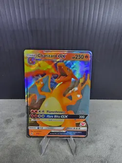 Pokemon TCG Charizard GX 9/68 Pokemon Hidden Fates Holo Rare MP - Image 1