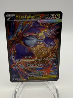 Pokemon TCG Mega Latias ex Special Illustration Rare Full Art Holo 181/132 280 … - Image 1