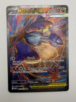 Pokemon TCG Mega Latias ex Special Illustration Rare Full Art Holo 181/132 280 … - Image 3