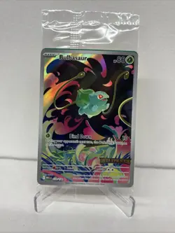 Pokemon - Bulbasaur - Mega Evolution Stamped Illustration Rare Holo 133/132 - Image 1