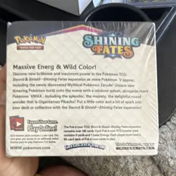 Pokemon TCG Shining Fates Booster Box Zarude Gigantamax Pikachu English - Image 3