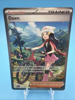 Pokemon Dawn 129/094 Phantasmal Flames Trainer Full Art Special Illustration NM - Image 1