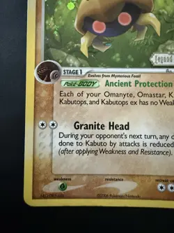 Pokemon TCG Legend Maker Kabuto 36/92 Stamped Reverse Holo - Light Play - Image 5