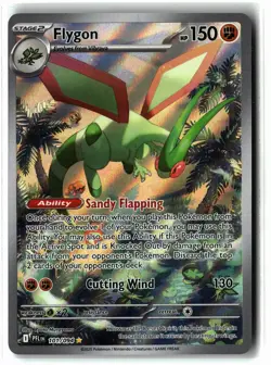 Flygon ⭐ 101/094 Holo Illustration Rare Phantasmal Flames 2025 Pokemon NM - Image 1