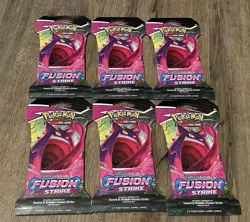 Pokemon Sword and Shield Fusion Strike 6 Pack New (Cover Pack May Vary) - Image 1