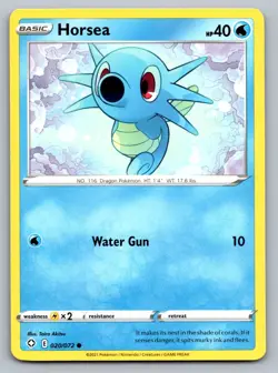Pokemon TCG Shining Fates Horsea 020/072 - Image 1