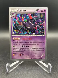 Pokemon- Crobat 33/119 2014 XY Phantom Forces - WC 2015 - Image 1