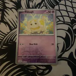 Fidough (Reverse Foil) - 038/091 - Common - Sc & Vi: Paldean Fates - Pokemon - Image 1