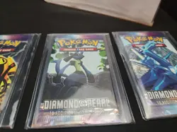 New Sealed Pokemon Diamond & Pearl BASE SET 4 Booster Pack Art Set - Image 4