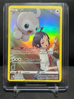 Castform TG11/TG30 Trainer Gallery Holo Rare Pokemon 2022 Lost Origin NM - Image 1