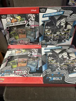 Sams Club Pokemon Black Bolt Binder Collection & Poster Collection X2 - Image 1
