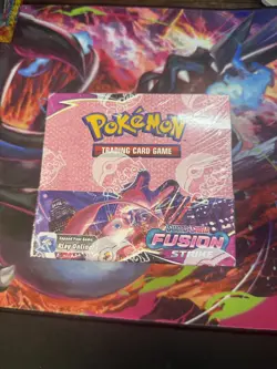 Pokemon Fusion Strike Booster Box 36 Packs, Sealed with acrylic case fresh - Image 1