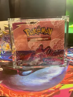 Pokemon Fusion Strike Booster Box 36 Packs, Sealed with acrylic case fresh - Image 2