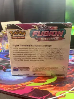 Pokemon Fusion Strike Booster Box 36 Packs, Sealed with acrylic case fresh - Image 4
