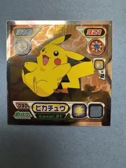 Pokemon Pikachu 090 Japanese Amada Sticker 2006 Nintendo US Seller NM-/LP+ - Image 1