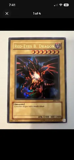 Konami Yu-Gi-Oh! Blue-Eyes White Dragon BPT-009 And Red Eyes Jmp-002 - Image 5