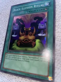 Yu-Gi-Oh TCG Black Illusion Ritual MRL-051 Magic Ruler 1st Edition Holo Rare - Image 3