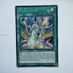 YuGiOh - Golden Rule - BLMR-EN035 - Secret Rare - 1st Ed - NM - Image 1