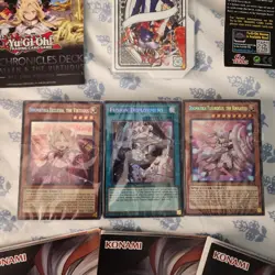 Yugioh Chronicles Deck: Fallen & The Virtuous AllFoil 3 Set - OpenBox + Bonus(3) - Image 2