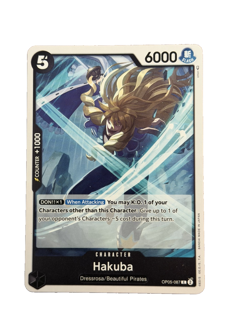 New: One Piece CCG Hakuba OP05-087 Awakening of the New Era Regular Common - Image 1