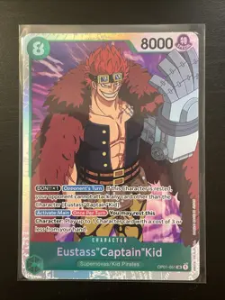 Eustass"Captain"Kid OP01-051 SR Romance Dawn One Piece English (PRB Reprint) - Image 1