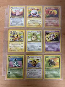 NM Complete 1st Edition Jungle Non-Holo Set 17-64 Vintage Pokemon Card Inc Rare - Image 2