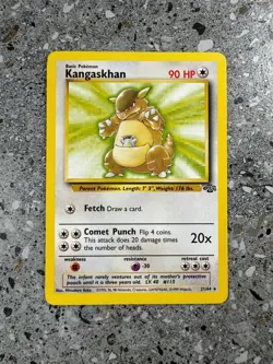 Pokemon TCG Cards Kangaskhan 21/64 Jungle Rare NM - Image 1