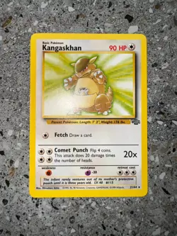 Pokemon TCG Cards Kangaskhan 21/64 Jungle Rare NM - Image 3