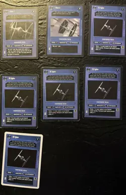 Lot Star Wars CCG Cards - Dark Side Starships, Pilots, Starship Accessories - Image 3