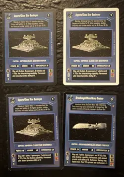 Lot Star Wars CCG Cards - Dark Side Starships, Pilots, Starship Accessories - Image 5