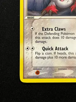 Zangoose 21/106 - EX Emerald Rare Pokemon TCG Card LP - Image 2