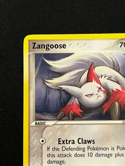 Zangoose 21/106 - EX Emerald Rare Pokemon TCG Card LP - Image 5