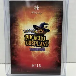 POKEMON PIKACHU COSPLAY SCREAM #13 BOX HIT card - Image 2