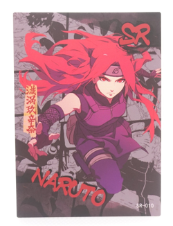 Kushina SR Naruto SR-010 Holo Foil Anime Collectible Trading Card - Image 1