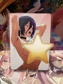 Matte Beautiful Waifu Handmade Card Goddess Story CCG Anime Double Sided - Image 2