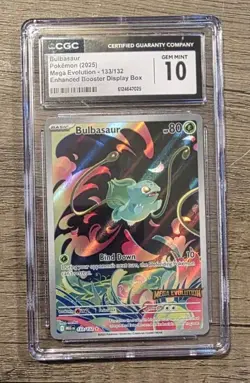 Bulbasaur - (Mega Evolution Stamped) 133/132 Miscellaneous Cards & Products Holo - Image 1