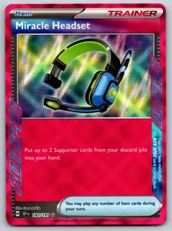 Miracle Headset 183/191 SV08: Surging Sparks NM Pokemon Card TCG - Image 1