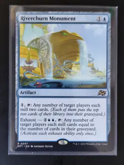 MTG - Riverchurn Monument - Artifact - Aetherdrift - 0057 - Rare - Image 1