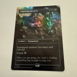 Lightning Greaves FOIL 2465 Secret Lair Drop SLD MTG Regular Rare Unplayed MINT - Image 2
