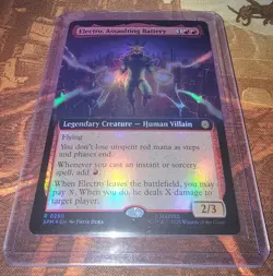 Electro, Assaulting Battery FOIL Borderless 0260 Magic the Gathering MTG - Image 1