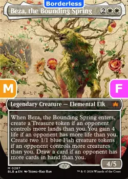 MTG Beza the Bounding Spring Bloomburrow Mythic Legendary Creature NM - Image 1