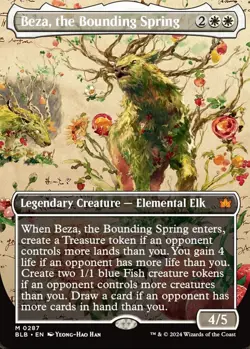 MTG Beza the Bounding Spring Bloomburrow Mythic Legendary Creature NM - Image 2