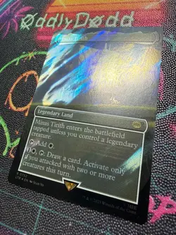MTG Minas Tirith BORDERLESS SURGE FOIL Lord Of The Rings 0752 (LTR) - Image 2